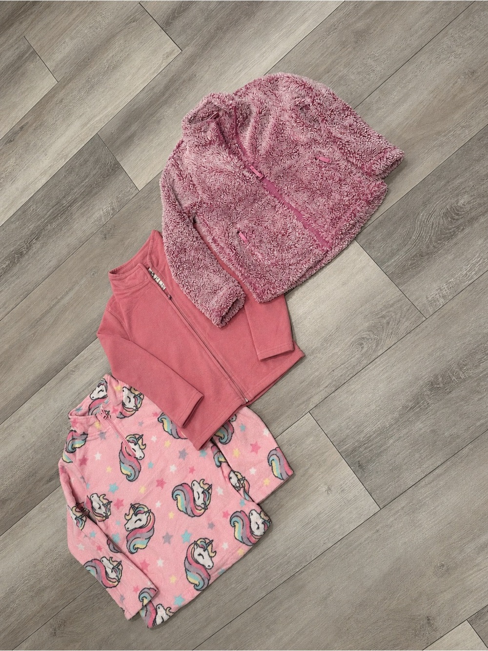 32 Degrees OshKosh BTWEN Girls Jackets Size 6 Pink Fleece Bundle